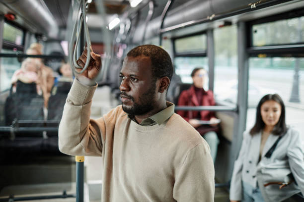 istock African American Man in Bus 1349155526