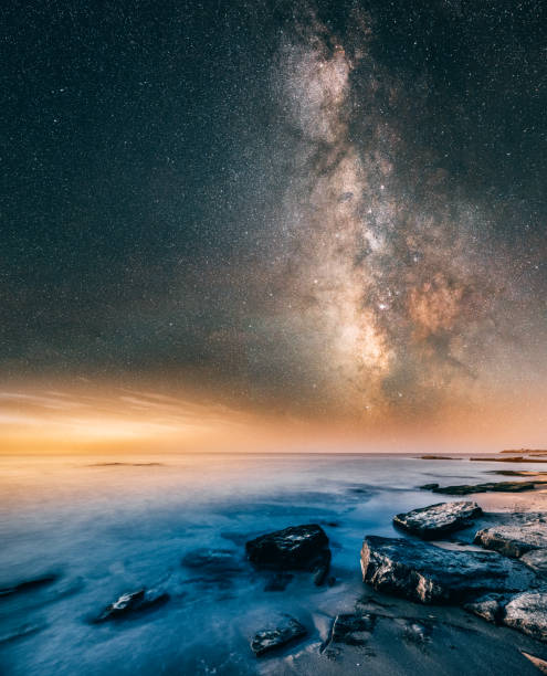 Milky way Landscape by the sea