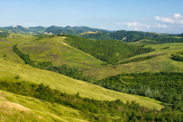 istock Rural landscape on the hills near Bologna, Emilia-Romagna. 1349162409