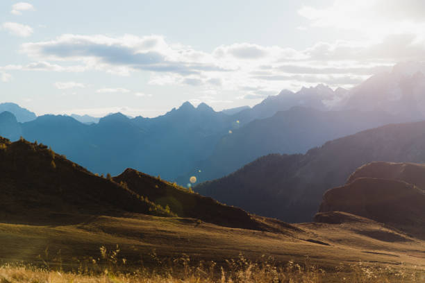 istock Scenic autumn sunset in the Dolomites Alps 1349162793