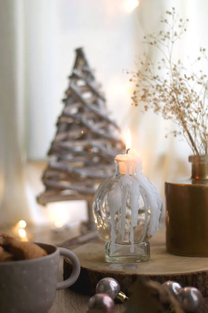 istock Cookies, Candles and Chrismas Decorations 1349164143