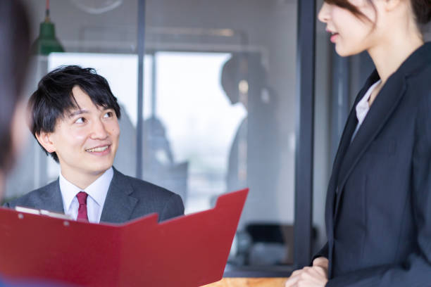 istock Female restaurant staff confirming an order 1349165702