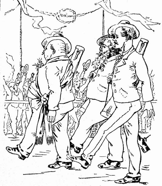 istock Riflemen march to the rifle festival 1349174152