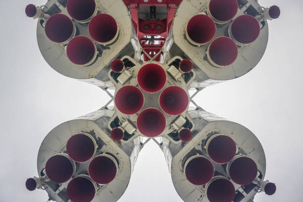 istock Space rocket in VDNKh park in Moscow 1349178157