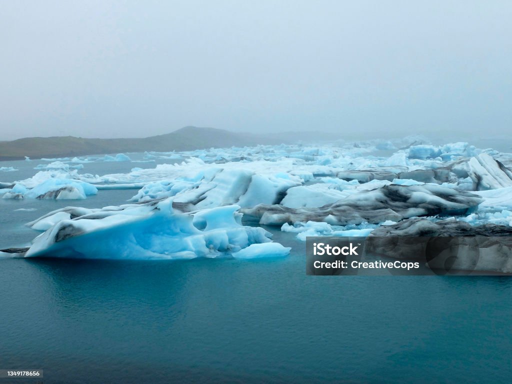 ijs in ijsland Beauty In Nature Stock Photo