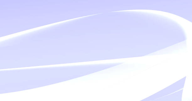 istock Abstract gentle purple background with dynamic 3d lines. 1349179212