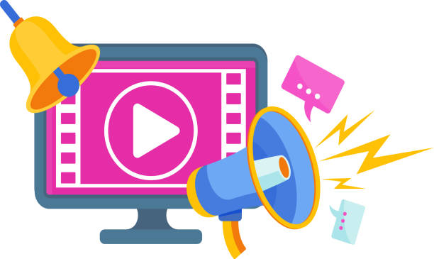 istock Video marketing icon. Digital marketing. Selling goods and services online 1349181565