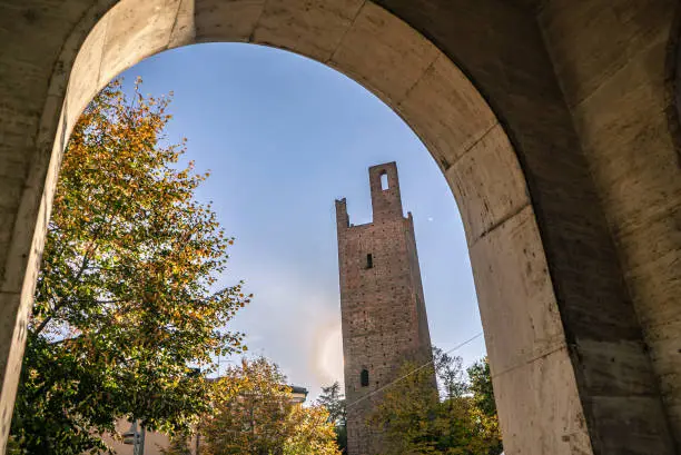Dona Tower and Grimaldi Tower: the two Ancient Towers in Rovigo in Italy