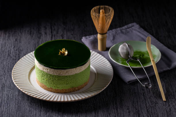 istock Matcha green tea cheesecake 1349188453