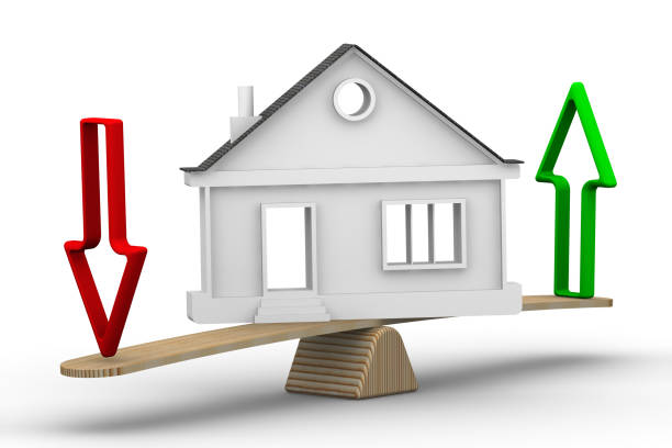 istock Changes in the value of real estate 1349188691