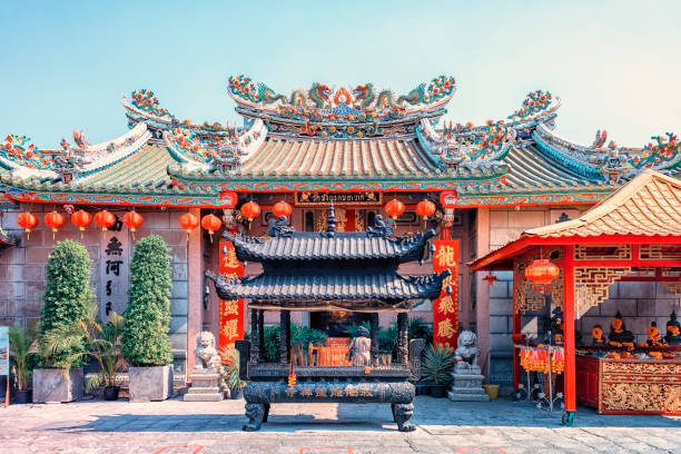 istock Chinese architecture in Bangkok 1349188799
