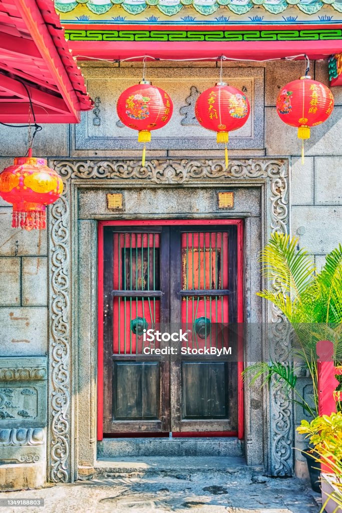 Chinese architecture in Bangkok Chinatown district in Bangkok city Bangkok Stock Photo