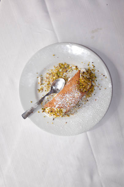 istock Sicilian cannolo served as dessert 1349194395