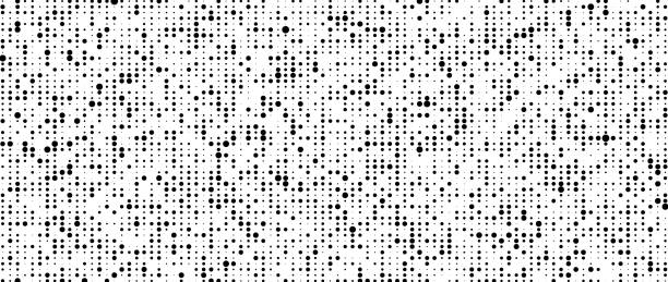 ilustrações, clipart, desenhos animados e ícones de código corrompido. textura de halftone vetor. fundo futurista cibernético. visualização de big data. vírus de computador. - cracking the code