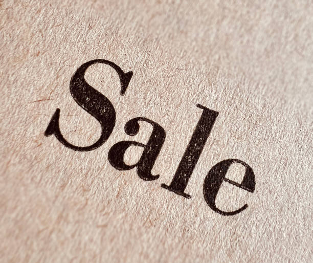 istock Sale Old Newspaper Retro Headline 1349203661