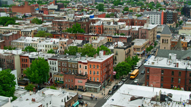 istock Drone Shot of Brooklyn Streets 1349204559