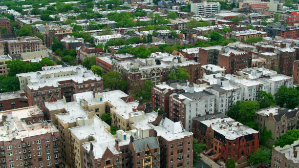 istock Drone Shot of Crown Heights, Brooklyn 1349205364