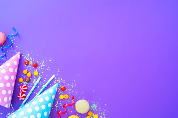 istock Party, birthday or carnival items with copy space 1349208053