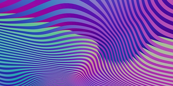 moving light wave curve abstract graphics background 3d illustration