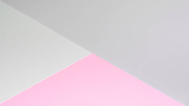 istock Paper multicolored Background. Minimal concept. Gray, pink Colors. 1349212121