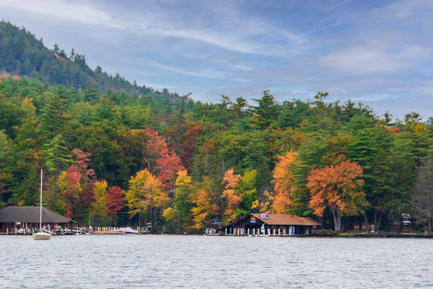 istock Autumn at the lake 1349212138