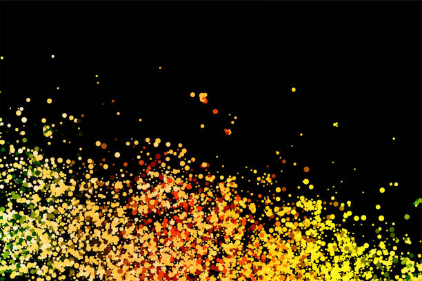 istock Rainbow Gold Glitter Texture Isolated On White. Amber Particles Color. Celebration Background. Golden Explosion Of Confetti. 1349212367