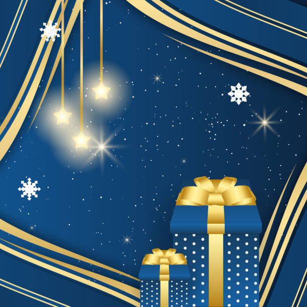 istock Christmas sale social media post template with space for text or product photo. Flat design vector. Usable for social media, banner and web internet ads 1349215509