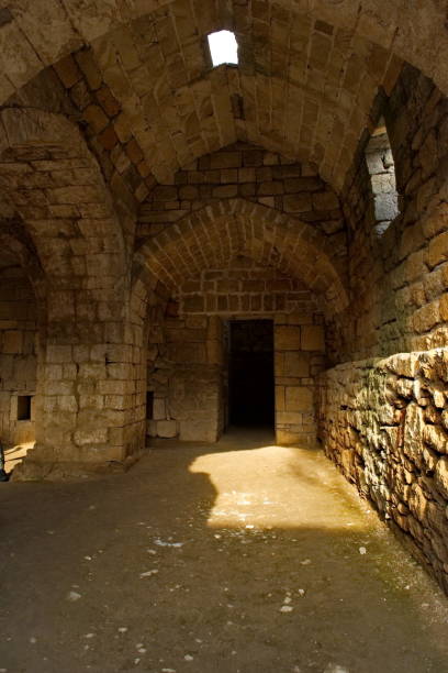 istock Arched ruins of an ancient fortress 1349225072