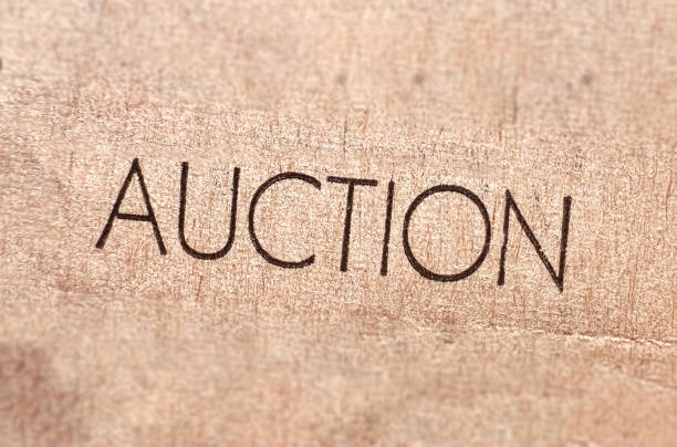 Auction Old Newspaper Retro Headline