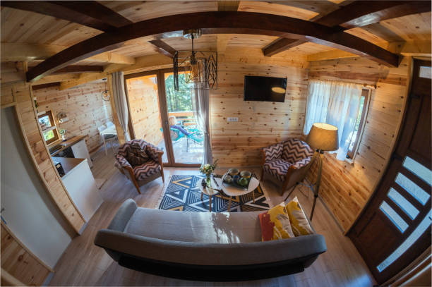 istock Cute bright cottage in the mountains 1349226660