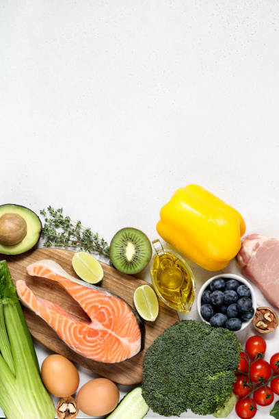 istock Balanced diet low in carbohydrates. 1349239619