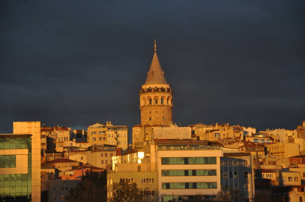 istock Galata Tower in the evening 1349243472