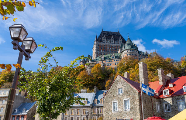 istock Old Quebec city town in fall. 1349248260