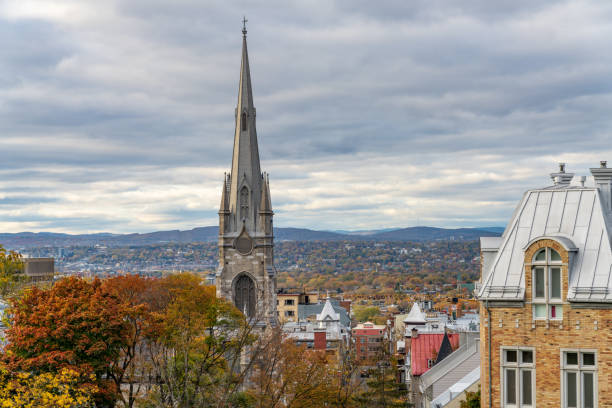 istock Old Quebec city town in fall. 1349248434