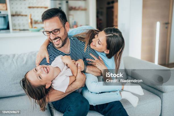 Family Fun Stock Photo - Download Image Now - Family, Happiness, Family At Home