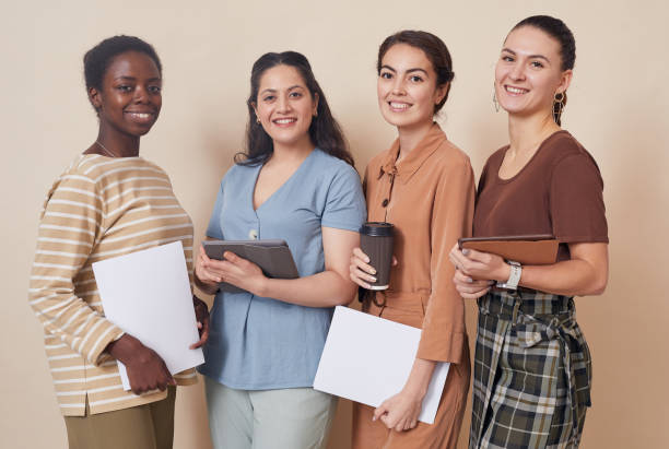 istock Diverse Group of Women Smiling at Camera 1349260952