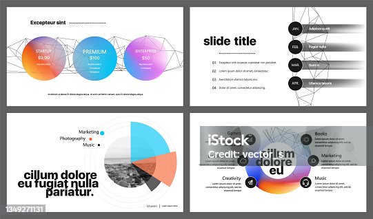 istock Presentation and slide layout template. 
Slide from set №8 1349271131