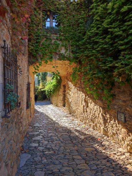 istock Street in Peratallada, Spain 1349273064