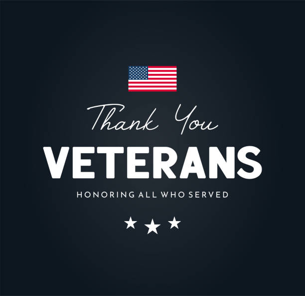 Thank You Veterans background. Veterans Day. Honoring all who served. Vector Thank You Veterans background. Veterans Day. Honoring all who served. Vector illustration. EPS10 veterans day stock illustrations