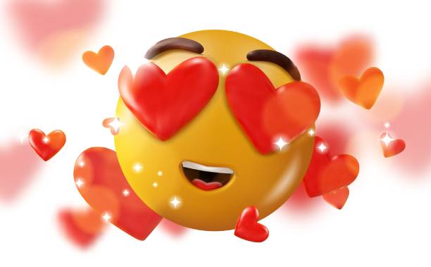 istock Valentine holiday poster design. Heart shape, creative lettering and cartoon style boy and girl. Vector illustration. 1349287501