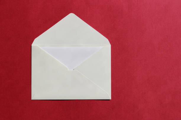 istock Blank greeting card and envelope mockup template 1349297157