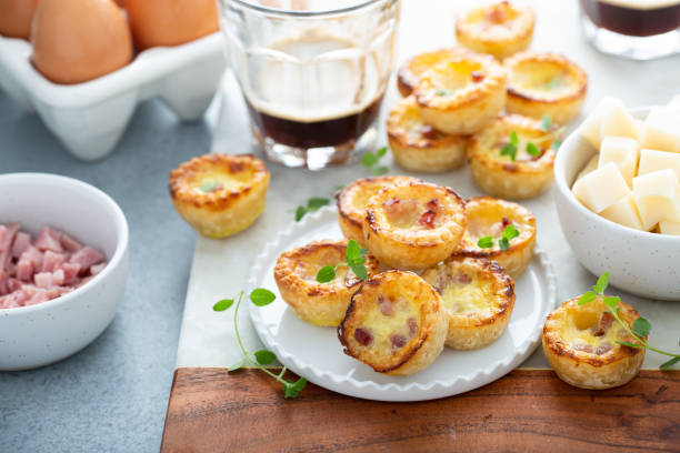 istock Mini ham and cheese quiches for breakfast 1349299931