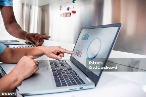 Domestic Finance Stock Photo - Download Image Now - Computer, Chart, Investment
