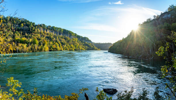 istock Niagara Glen park and Niagara River in Canada before Niagara Falls 1349303595