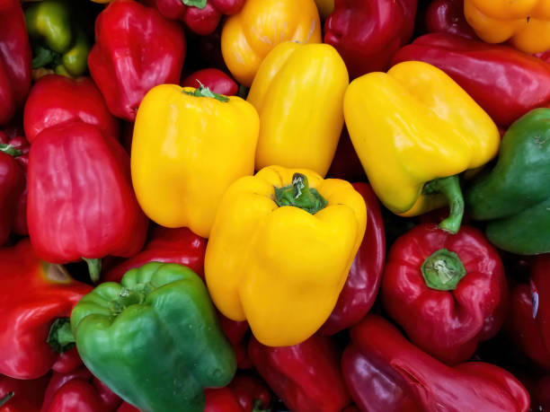 istock Yellow Red And Green Bell Peppers 1349309107