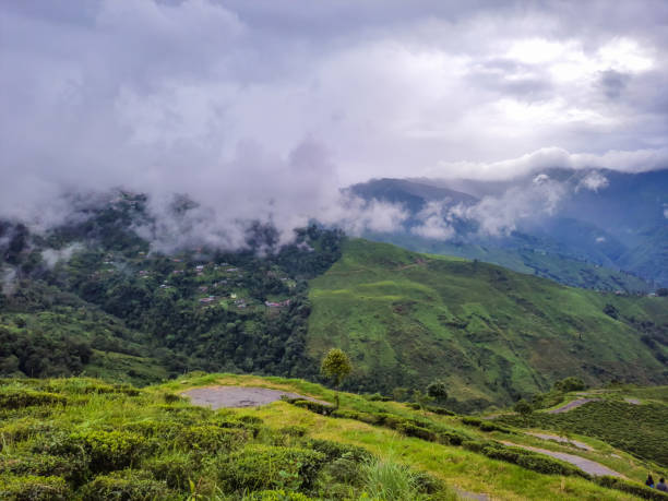 istock green mountain with dramatic sky at morning from hill top 1349324970