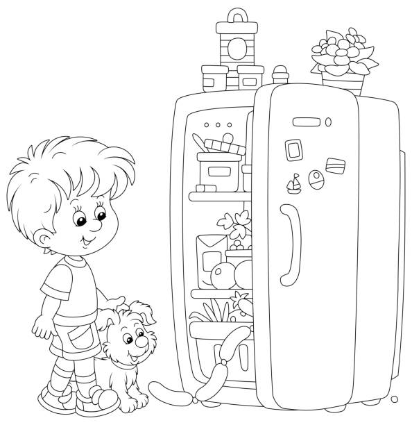 54 Kids Drawing Fridge Illustrations & Clip Art - iStock 54 Kids Drawing Fridge Illustrations & Clip Art - iStock