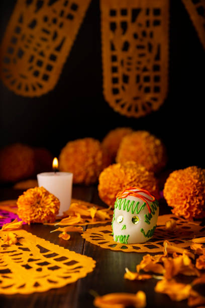 istock sugar skull day of the death 1349333594