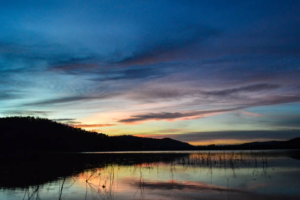 istock Beautiful Sunlight in the Evening at the Lake. 1349335068