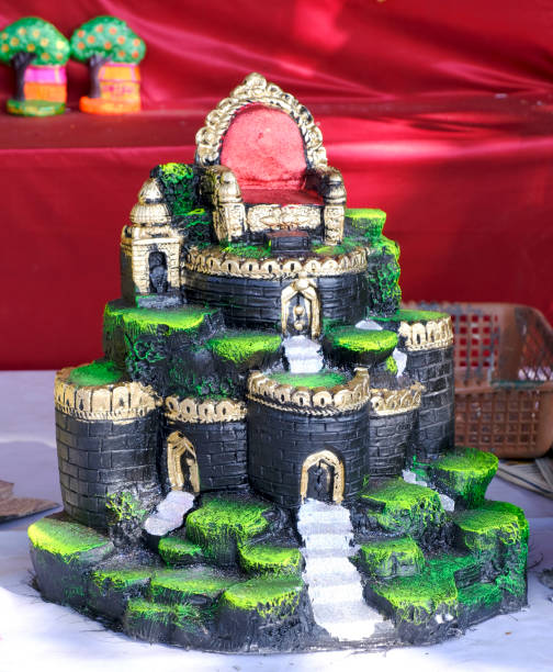 istock Small fort during Diwali festival. 1349335141